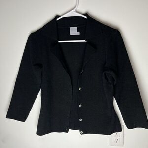 Laurie B. Black Cardigan Vintage Medium​​